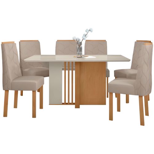 Comedor 6 personas rectangular Astrid