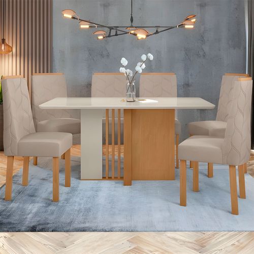 Comedor 6 personas rectangular Astrid