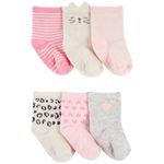 104673786Set-de-6-pares-de-calcetines-multicolor-solido-para-bebe-niña