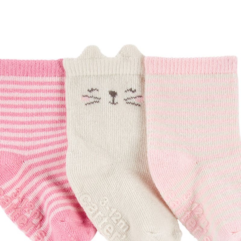 104673786Set-de-6-pares-de-calcetines-multicolor-solido-para-bebe-niña