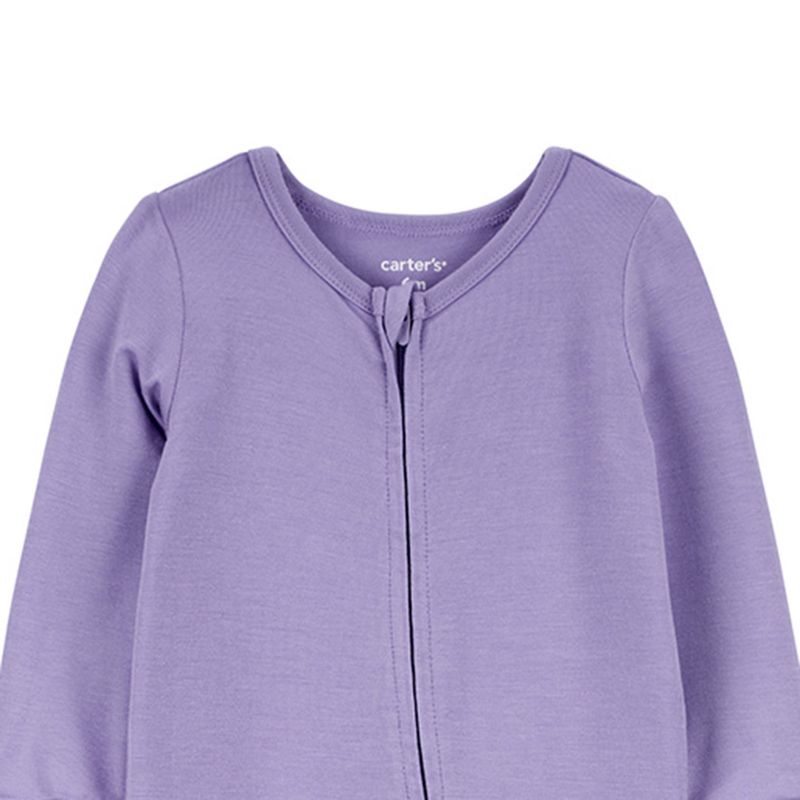 104673801Pijama-morado-solido-para-bebe-niña