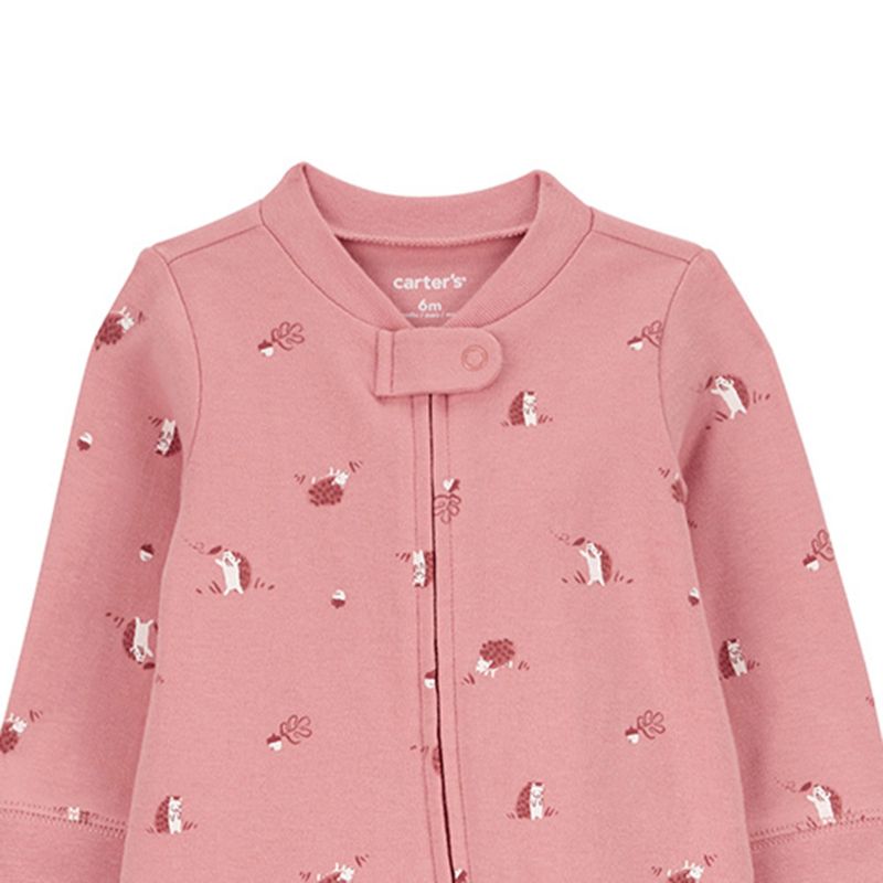 104673696Pijama-rosada-con-estampado-de-erizo-para-bebe-niña