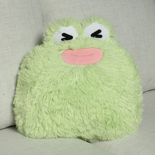 Cojín infantil de algodón con forma de rana 42 cm