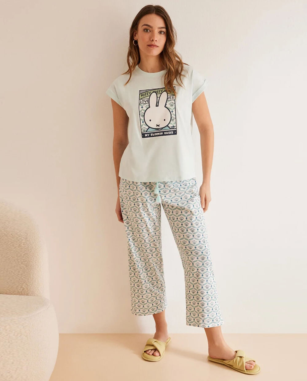 Pijama Para Dormir Mujer Pijama De Algodón Para Mujer Manga