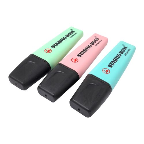 Set de marcadores Stabilo Boss original 3 piezas