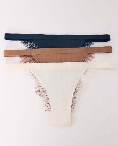 Set de 3 bikinis Women Secret de cintura media para mujer