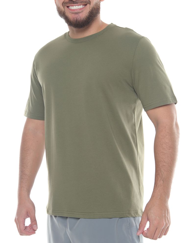 104401952-Camiseta-deportiva-Teammate-verde-olivo-de-algodon-y-poliester-para-hombre