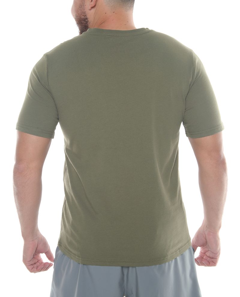 104401992-Camiseta-deportiva-Teammate-cuello-V-verde-olivo-de-algodon-y-poliester-para-hombre