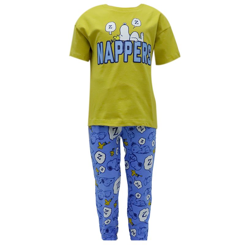 104657512-Pijama-de-2-piezas-bicolor-con-estampado-de-Snoopy-para-niño