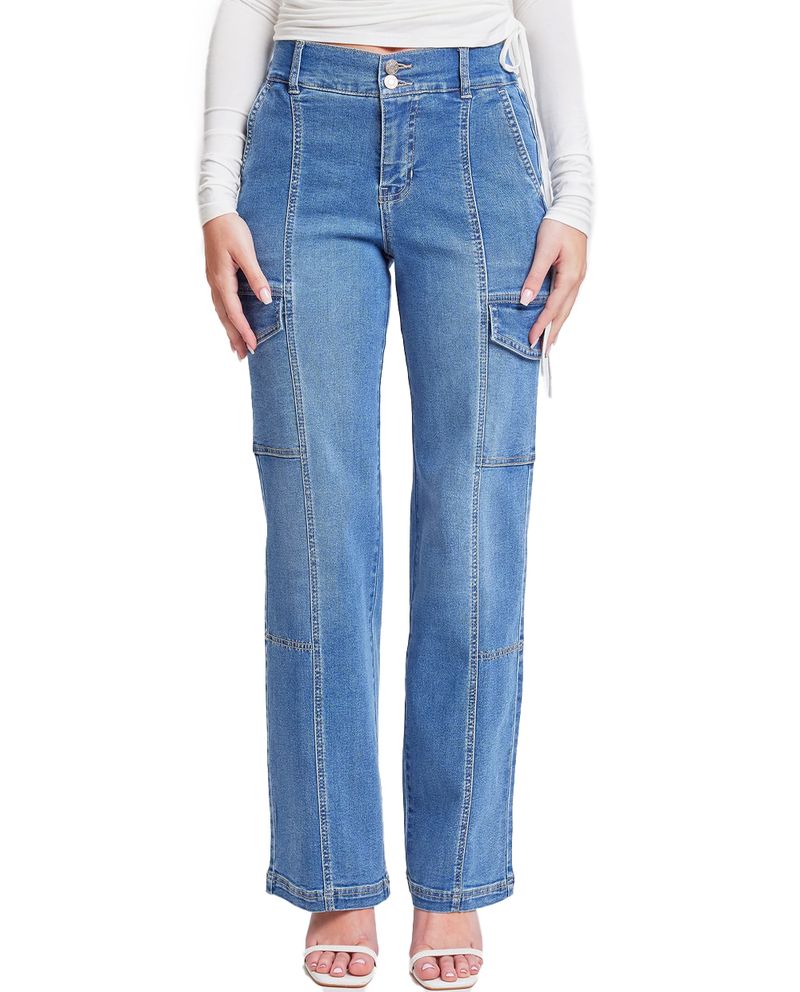 104647850-Jeans-YMI-cargo-lavado-medio-de-cintura-alta-para-mujer