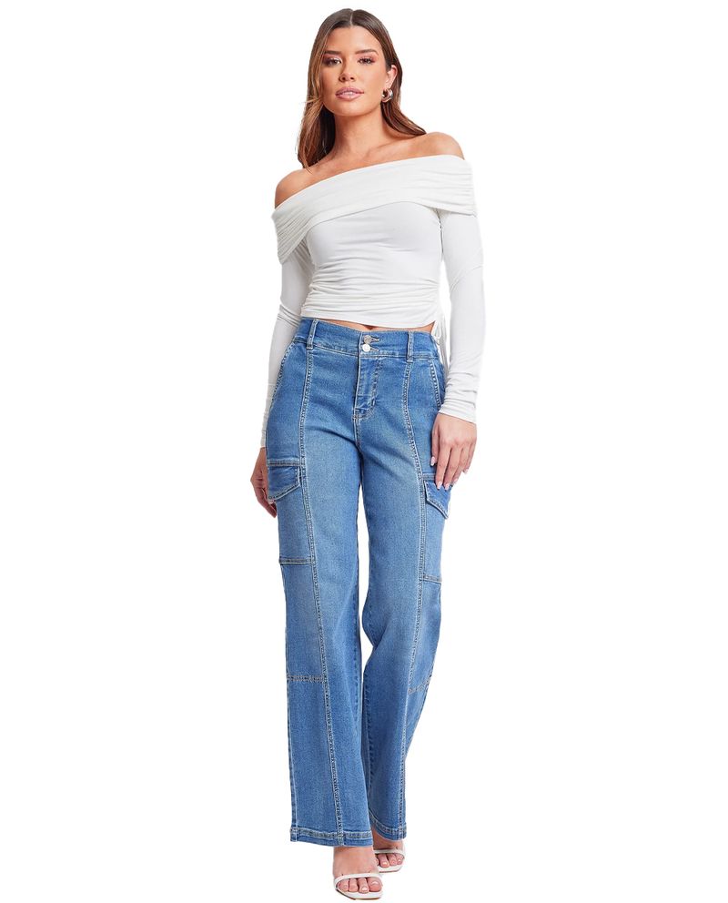 104647850-Jeans-YMI-cargo-lavado-medio-de-cintura-alta-para-mujer