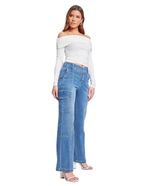 104647850-Jeans-YMI-cargo-lavado-medio-de-cintura-alta-para-mujer