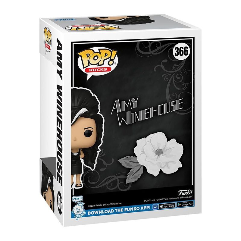 Funko Pop! Rocks – Amy Winehouse Nº366 | Back to Black | Figura de Vinilo Coleccionable Música | FS : Amy Winehouse