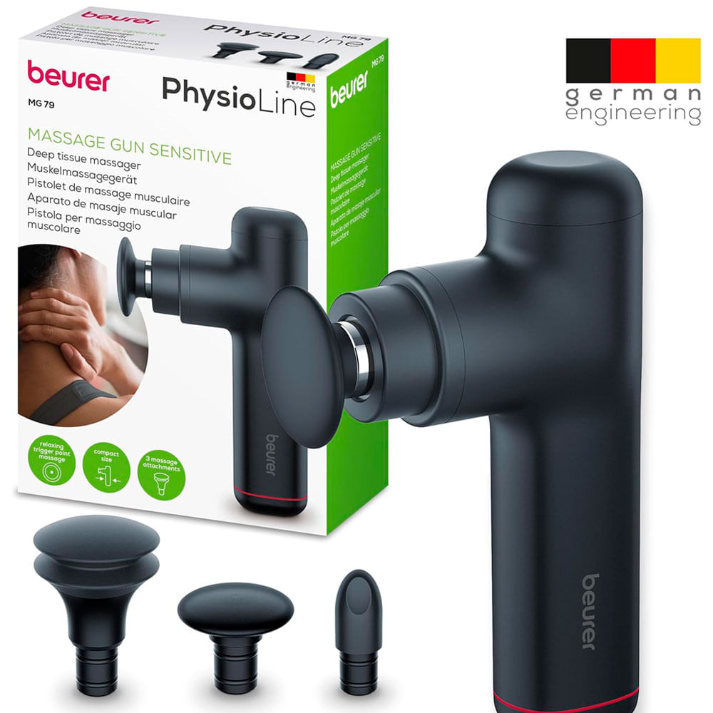 Pistola de masaje corporal y facial Beurer MG79