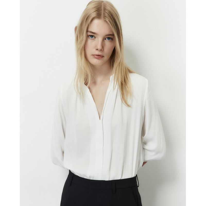 Blusa blanca sfera sale