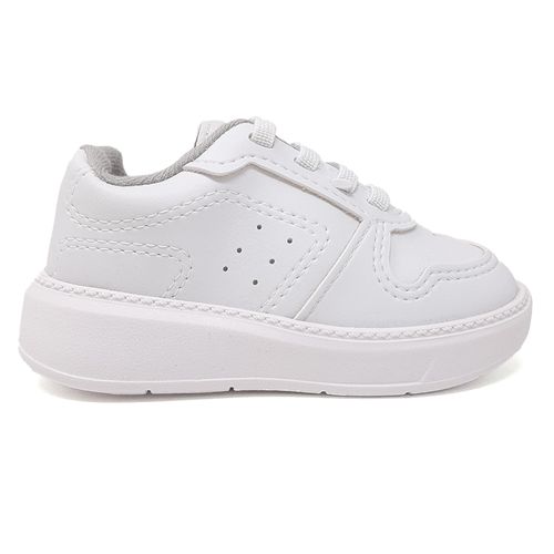 Calzado deportivo escolar Orange color blanco para niño
