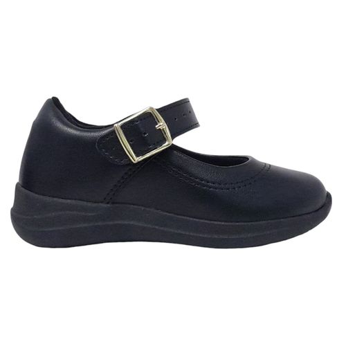 Calzado formal escolar Orange color negro para niña