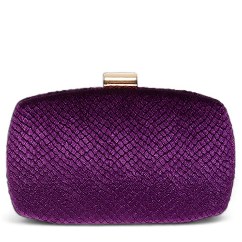 Cartera clutch Sfera color morado para mujer