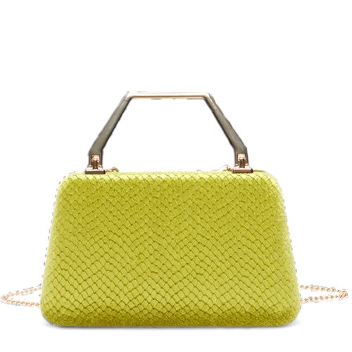 Cartera clutch Sfera color verde para mujer