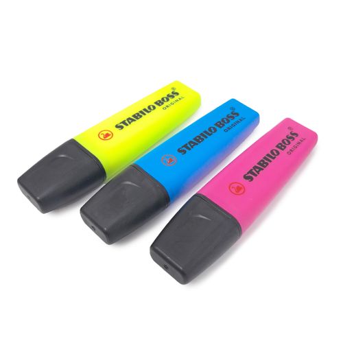 Set de marcadores Stabilo Boss original 3 piezas