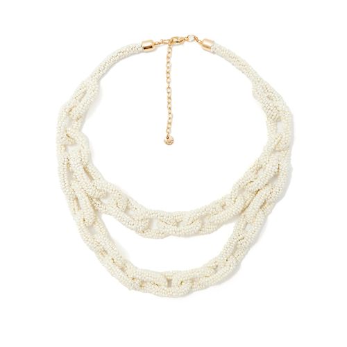 Choker blanco para mujer