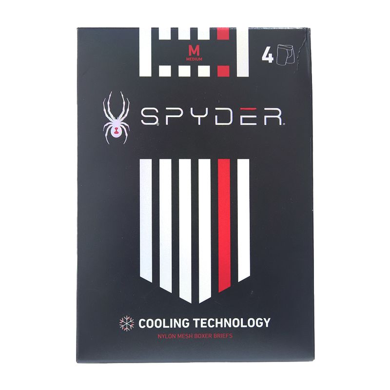 104568349-Pack-de-4-boxers-briefs-Spyder-negros-mini-print-para-hombre