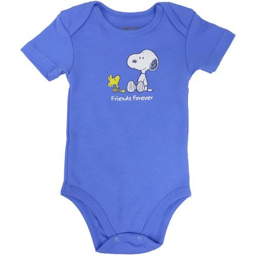 Mameluco azul con estampado de Snoopy para bebé niño