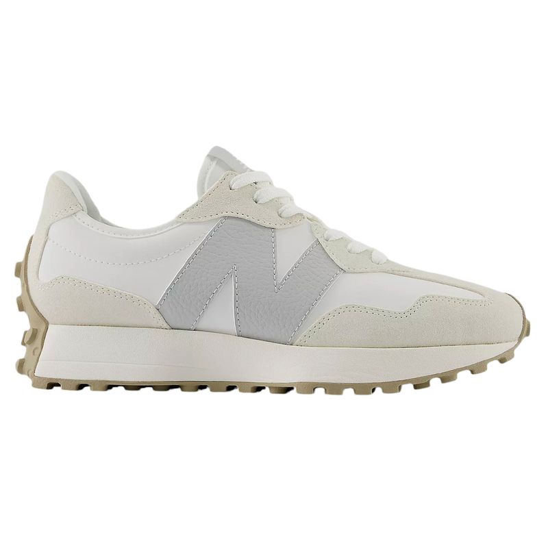 Zapato New Balance 327 casual deportivo blanco gris para mujer