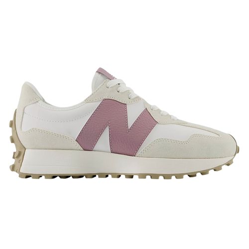 Zapato New Balance 327 casual deportivo blanco/morado para mujer