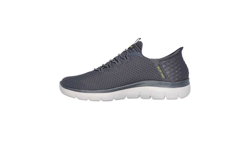 Zapato deportivo casual Skechers gris para hombre