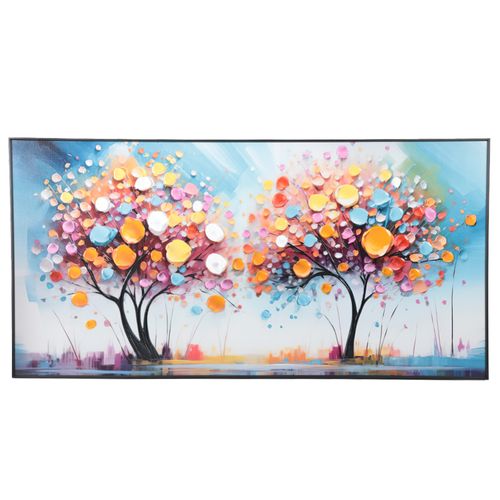 Cuadro decorativo árbol abstracto 70x140 cm