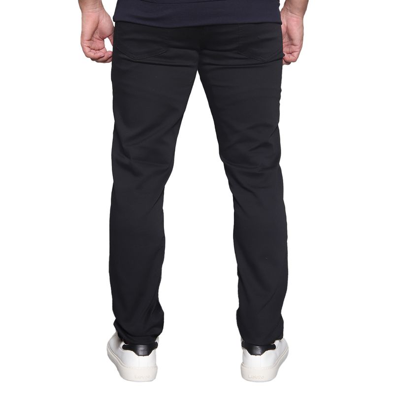 Pantalon 5 pocket DKNY negro solido para hombre