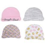 104679669-Set-de-4-gorros-multicolor-con-estampado-para-bebe-niña