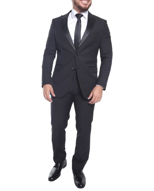 Traje smoking Unexpected slim fit negro para hombre