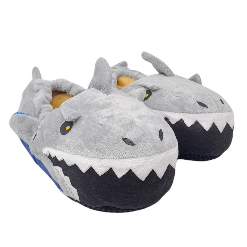 104509767-Pantufla-tiburon-Orange-color-gris-para-niño