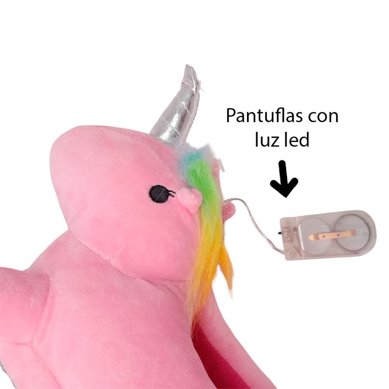104509769-SURTIDO--Pantufla-unicornio-con-luces-Orange-multicolor-para-niña