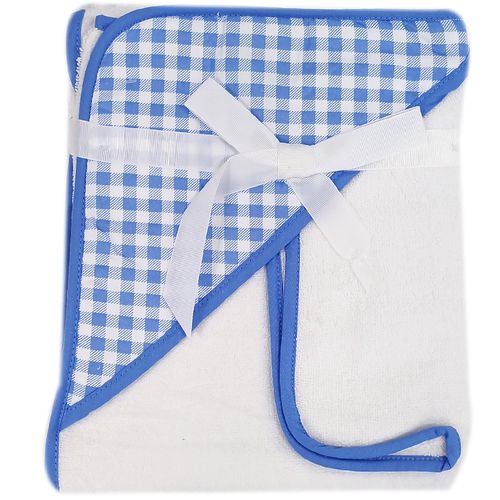 Toalla blanca con capucha para bebé niño