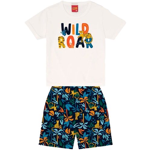 Conjunto de 2 piezas multicolor con estampado para niño