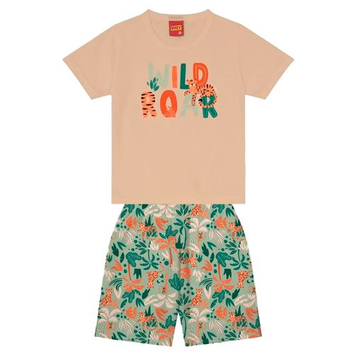 Conjunto de 2 piezas multicolor con estampado para niño