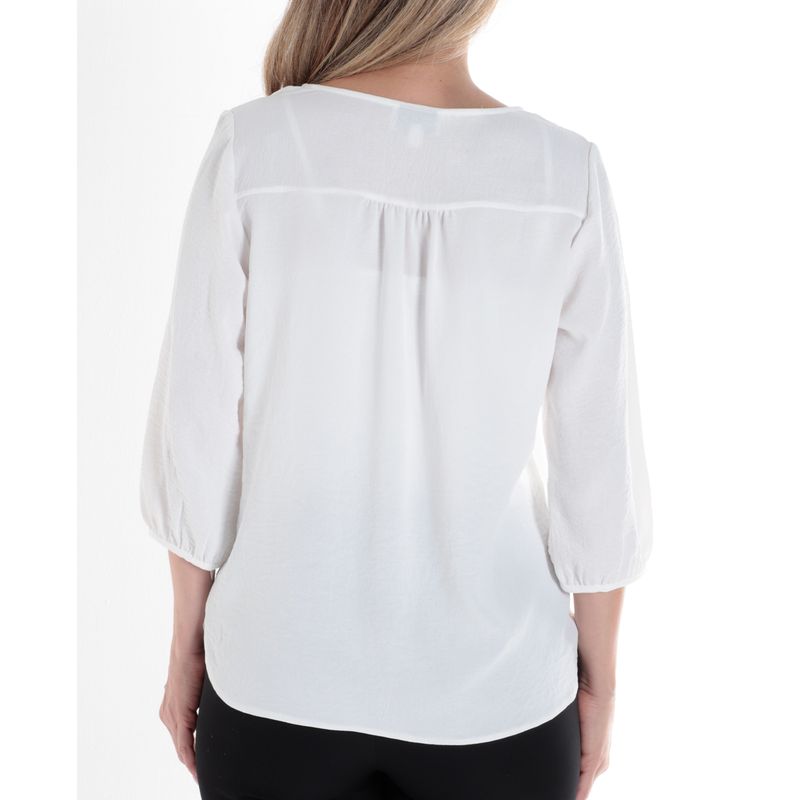 Blusa formal blanca sale