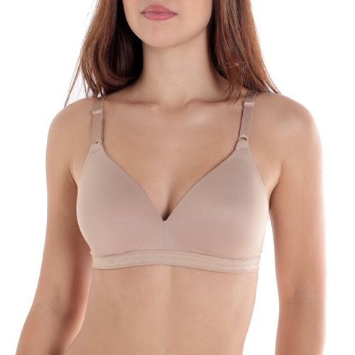 Brassier Warner's sin aros beige para mujer