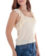 104514120-Blusa-Unexpected-casual-amarilla-de-tirantes-para-mujer