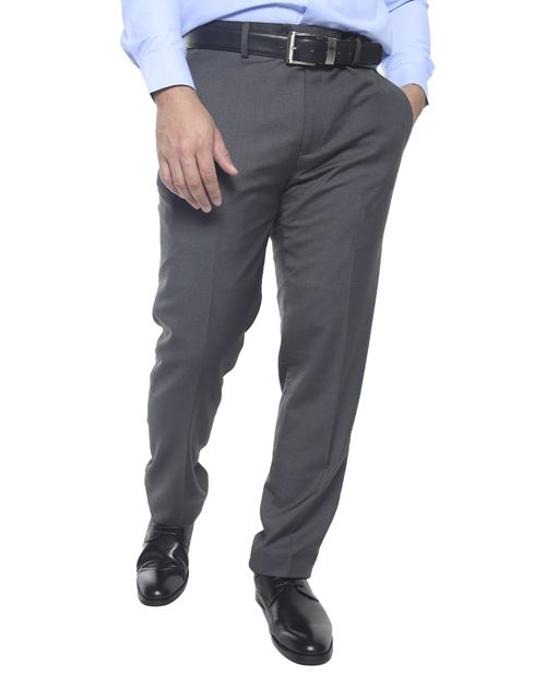 Pantalón de vestir Zanetti Orange charcoal heather para hombre