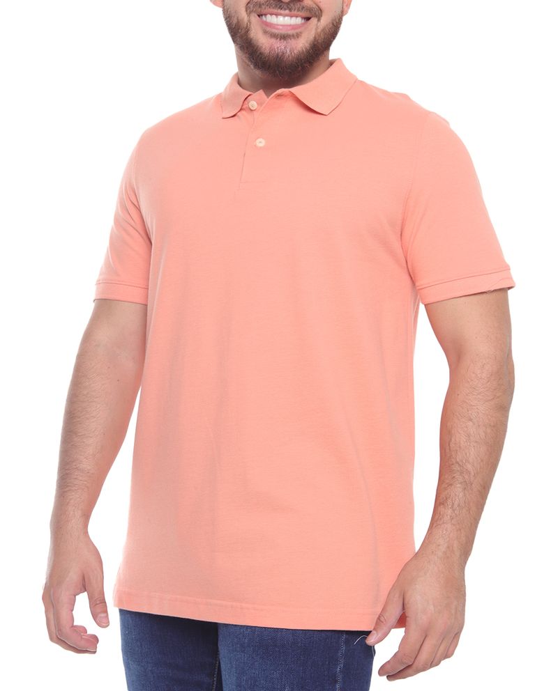 104693608-Camisa-polo-basica-Gents-coral-solida-para-hombre