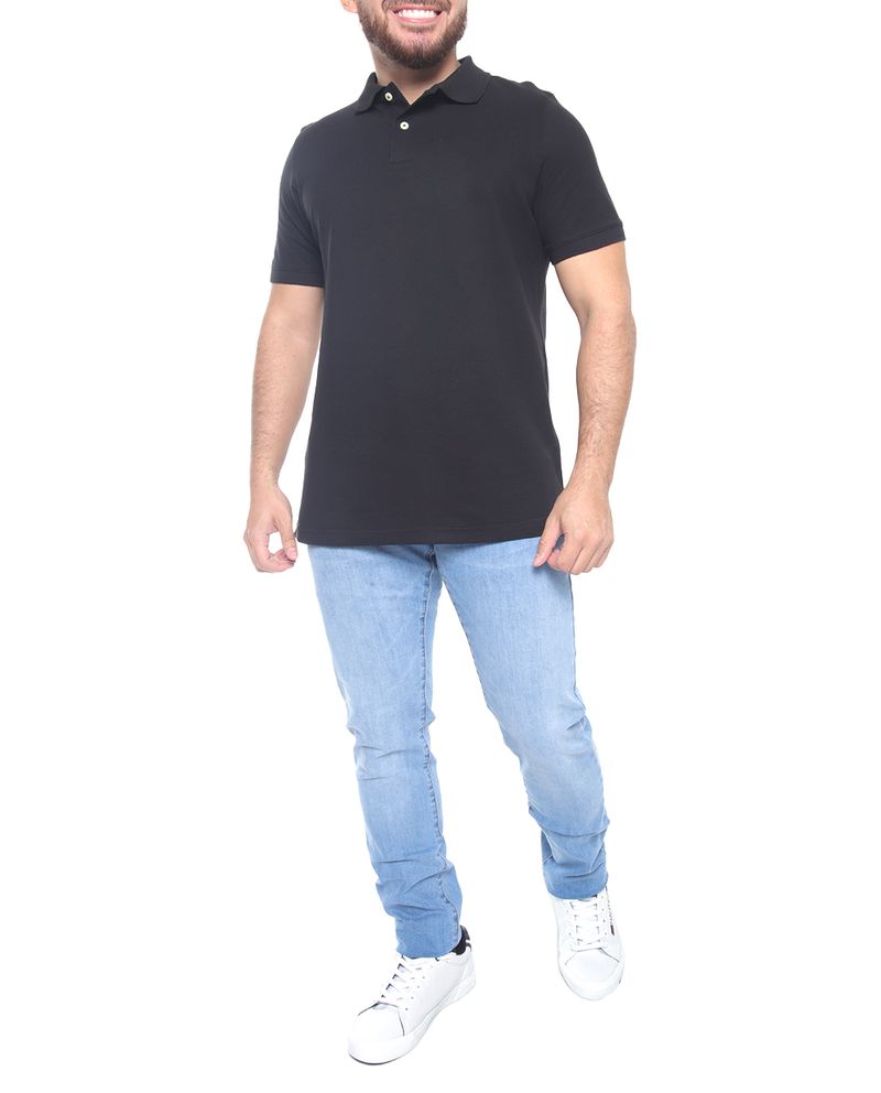 104693616-Camisa-polo-basica-Gents-negra-solida-para-hombre