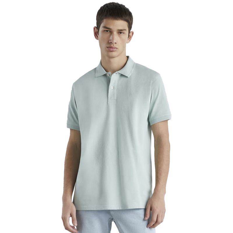 Camisa polo basica Easy Wear verde claro solida para hombre Siman Guatemala