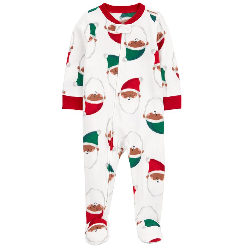 104710595-Pijama-blanca-con-estampado-de-Santa-Claus-para-bebe-niño