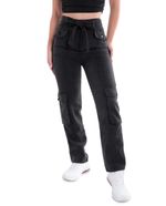 104514191-Jeans-Unexpected-cargo-negro-de-cintura-alta-para-mujer