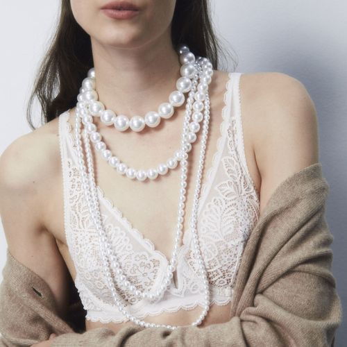 Brassier Sfera con aros blanco para mujer