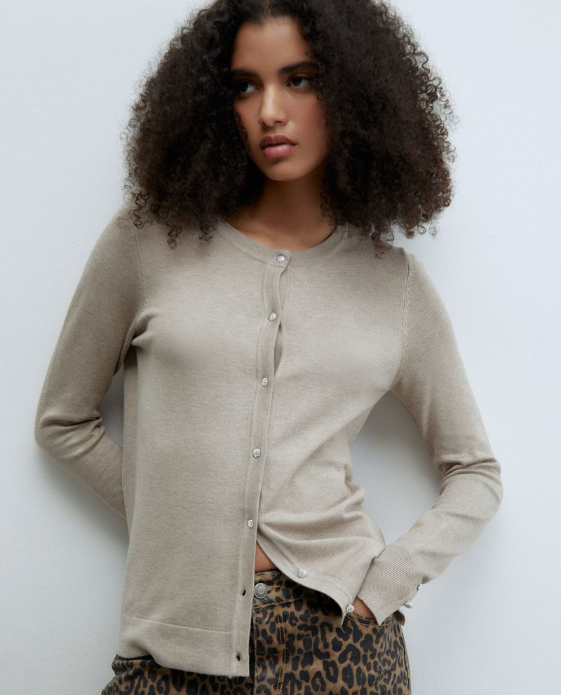 104717099-Sueter-Sfera-cardigan-beige-para-mujer
